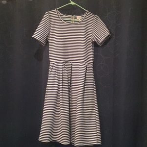 EUC Striped Amelia LuLaRoe L